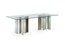 Обеденный стол на стеклянной базе Roche Bobois Diapo Dining Table