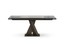Стеклянный стол на Х-образной базе Roche Bobois Axel Dining Table