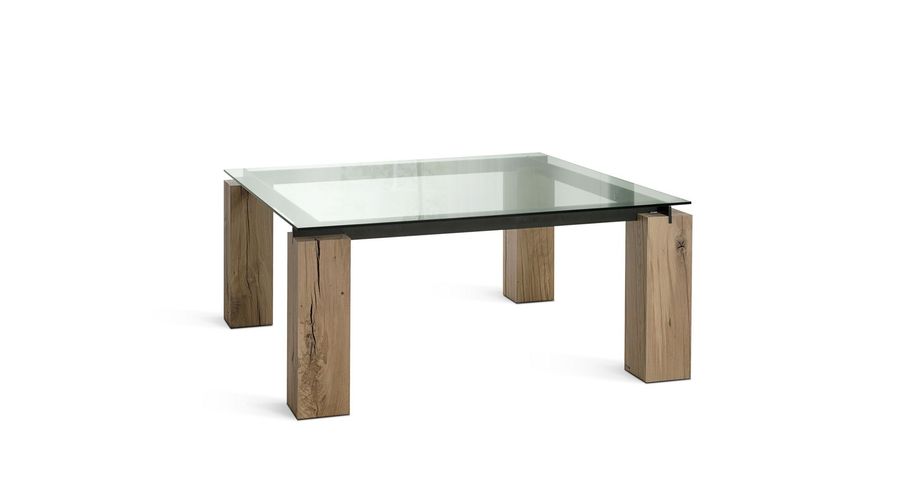Обеденный стол на колоннах Roche Bobois Tenere Dining Table Crossbars In Metal
