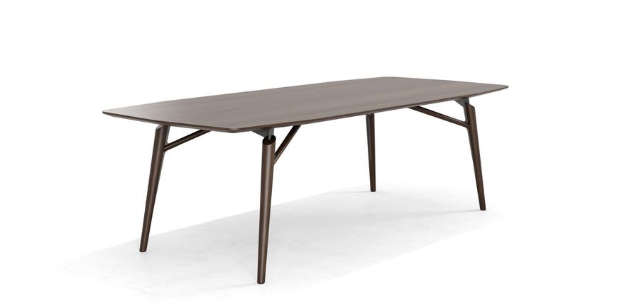 Обеденный стол в ореховом шпоне Roche Bobois Lieto Dining Table