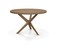 Дубовый столик с золотой отделкой Roche Bobois Jane Dining Table