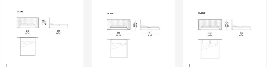 Удобная кровать Molteni&C Ovidio