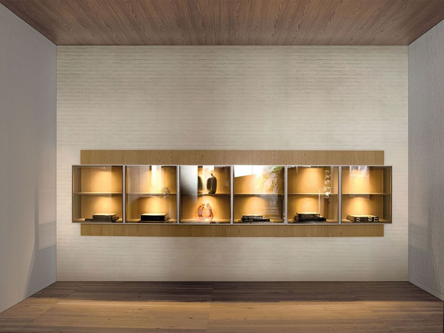 Элегантный буфет Molteni&C Pass-Word Evolution Grid Up Wall Unit