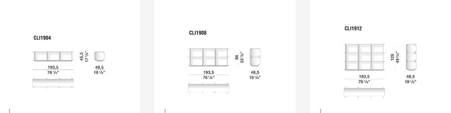 Книжный стеллаж Molteni&C Card