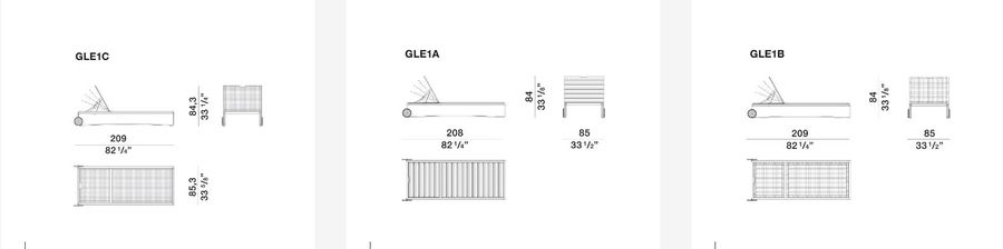 Уютный шезлонг Molteni&C Guell