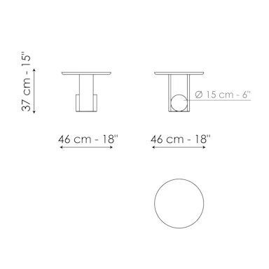Прикроватный столик Bonaldo Element