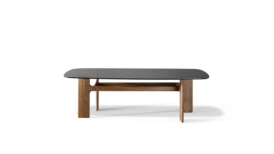 Лаконичный стол Bonaldo Hippos, Hippos Wood