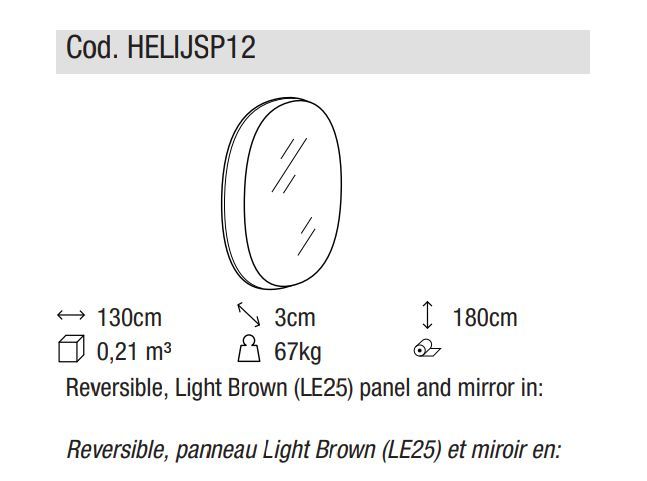 Настенное зеркало Ditre Italia Helios