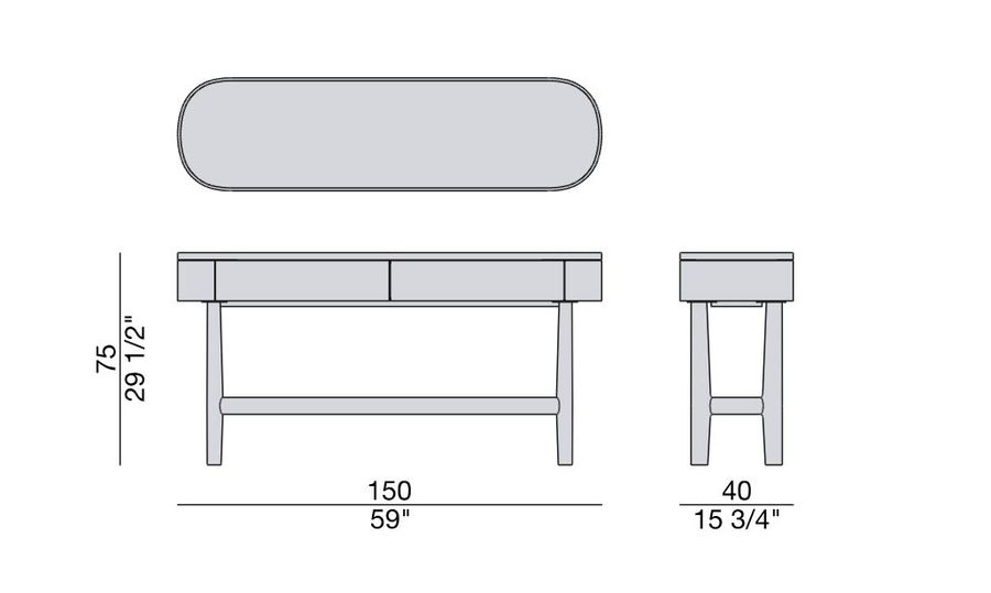 Элегантная консоль Porada Rami console