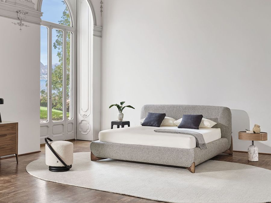 Дизайнерская кровать Porada Softbay bed max