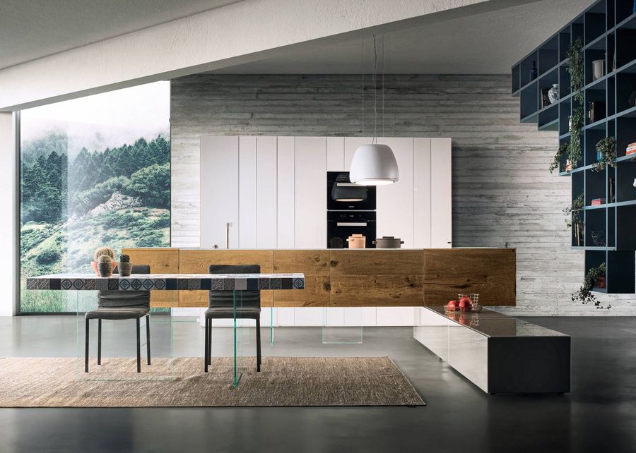 Стильная кухня Lago 36e8 Wildwood Kitchen