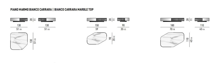 Дизайнерский столик Minotti Diagramma