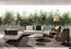 Модульный диван для сада Minotti Quadrado