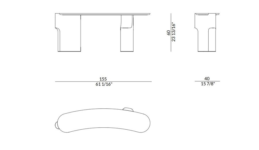 Элегантная консоль для сада Paolo Castelli Kenya Outdoor Console
