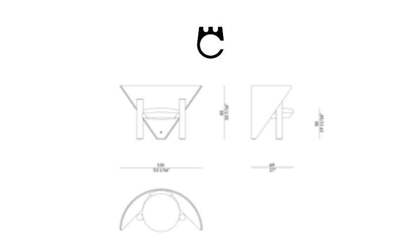 Оригинальное кресло Paolo Castelli Crudelia Armchair