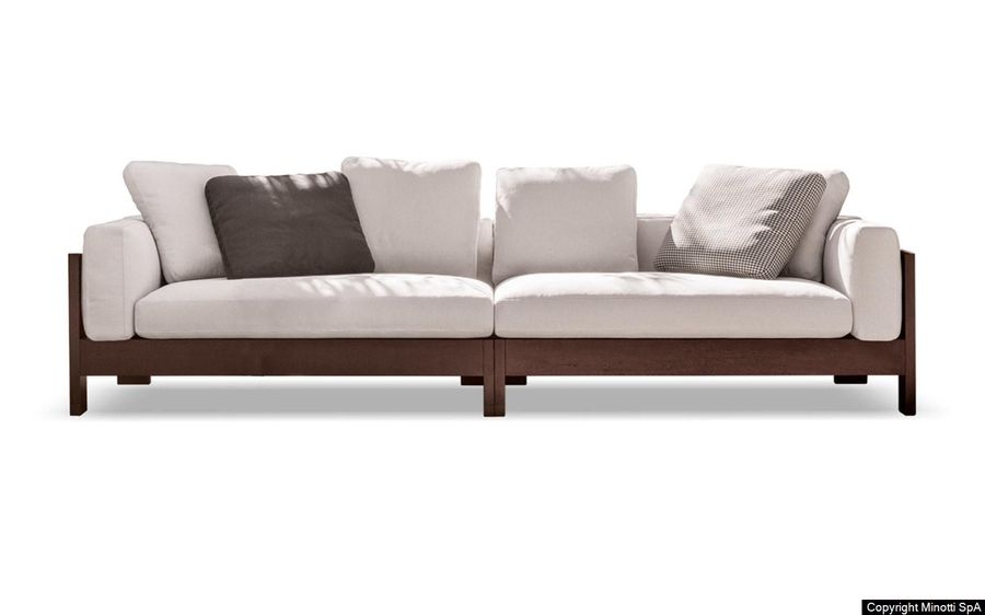 Дизайнерский диван Minotti Alison Dark Brown Outdoor
