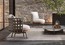 Современное кресло для сада Minotti Torii Nest "Outdoor"