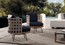 Современное кресло для сада Minotti Torii Nest "Outdoor"