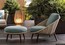 Садовое кресло с пуфом Minotti Lido "Cord" Outdoor