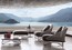 Кресло с пуфом для ног Minotti Rivera "Armchair"