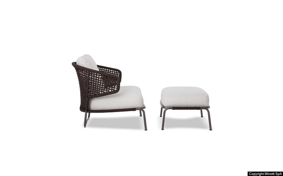 Садовое кресло Minotti Aston “Cord” Outdoor