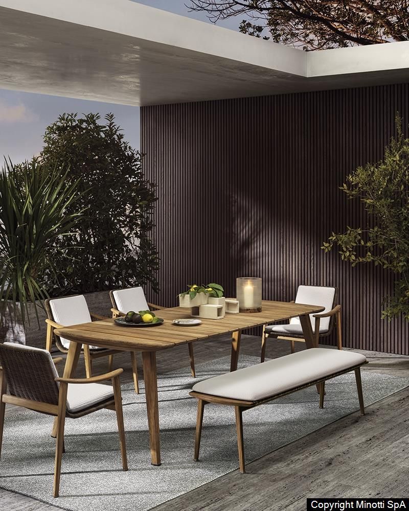 Дизайнерский стул Minotti Fynn Dining "Outdoor"