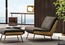 Шикарное кресло для сада Minotti Daiki "Outdoor"