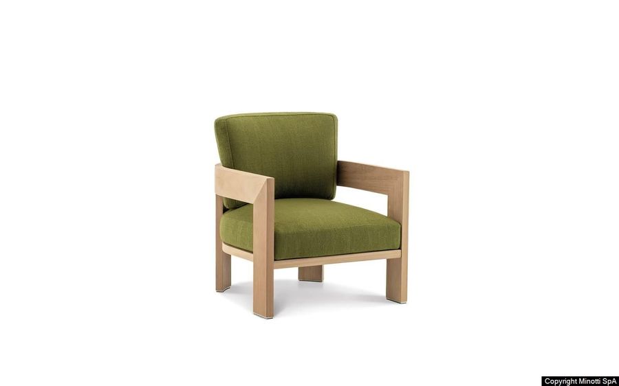 Дизайнерское кресло Minotti Warhol Iroko Nature