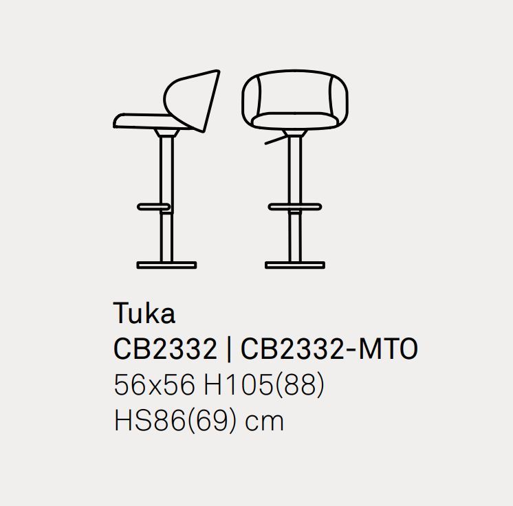 Шикарный стул Connubia Tuka CB2332, CB2332-MTO
