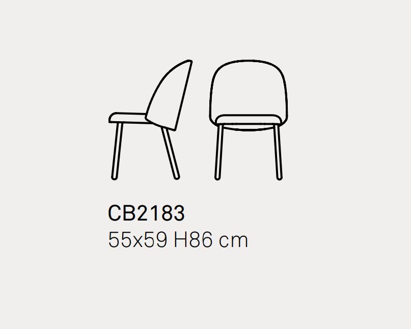 Обеденный стул Connubia Tuka Mid CB2183