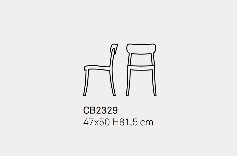 Обеденный стул Connubia Locanda CB2329
