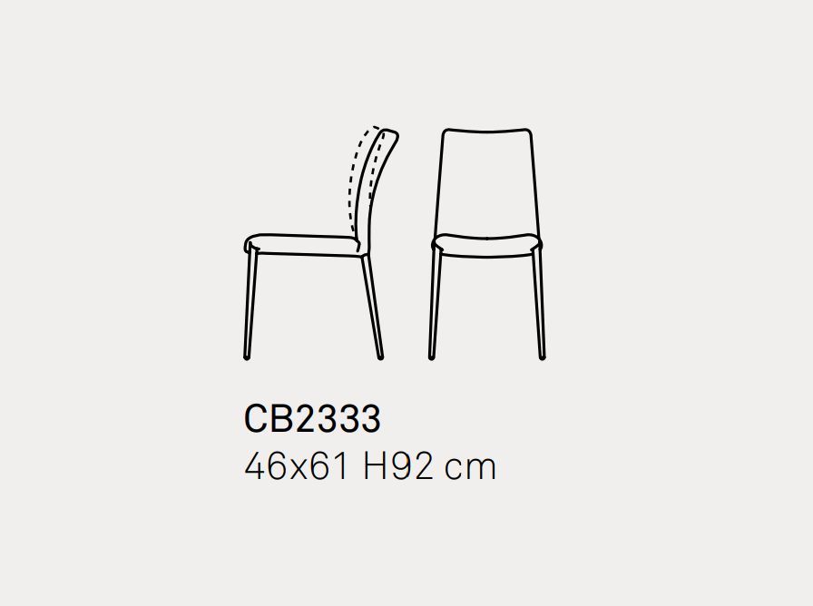Мягкий стул Connubia Atlas CB2333