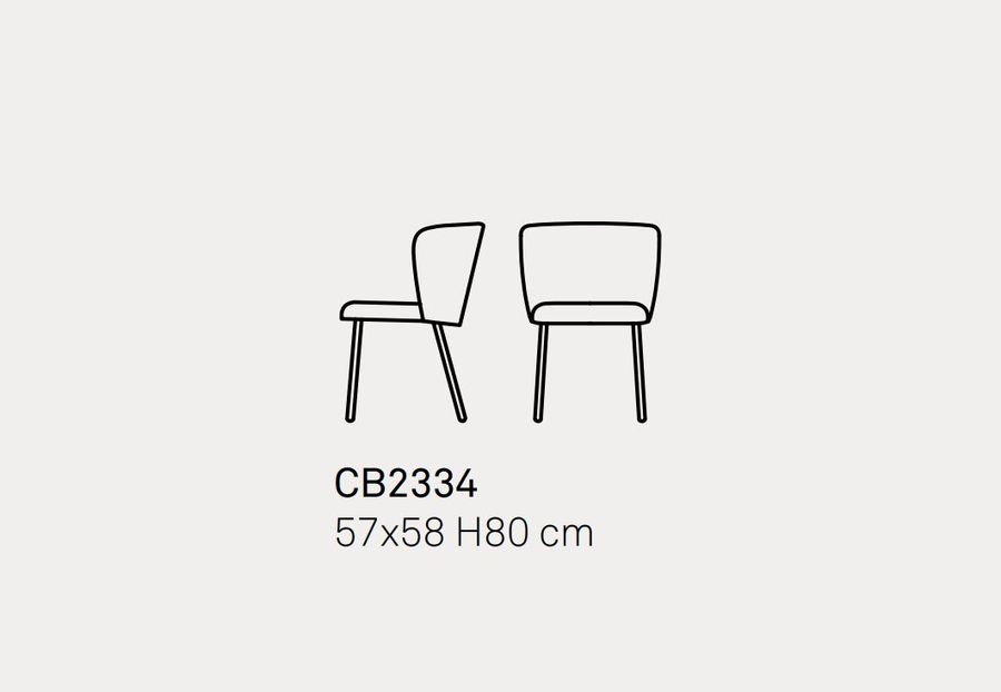 Мягкий стул Connubia Betty CB2334