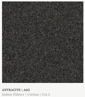 ткань Cortina cat. 3 Antracite A9G 