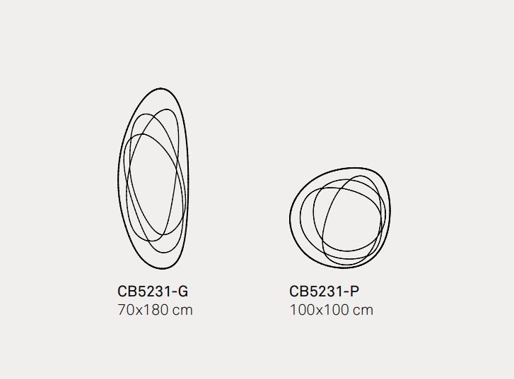 Оригинальное зеркало Connubia Inciso CB5231-P