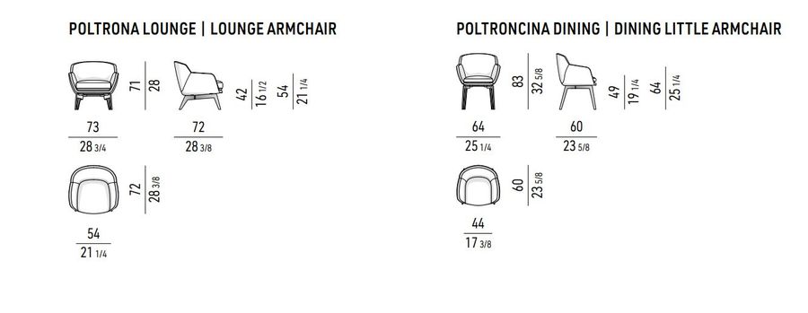 Дизайнерский стул Minotti Belt "Dining"