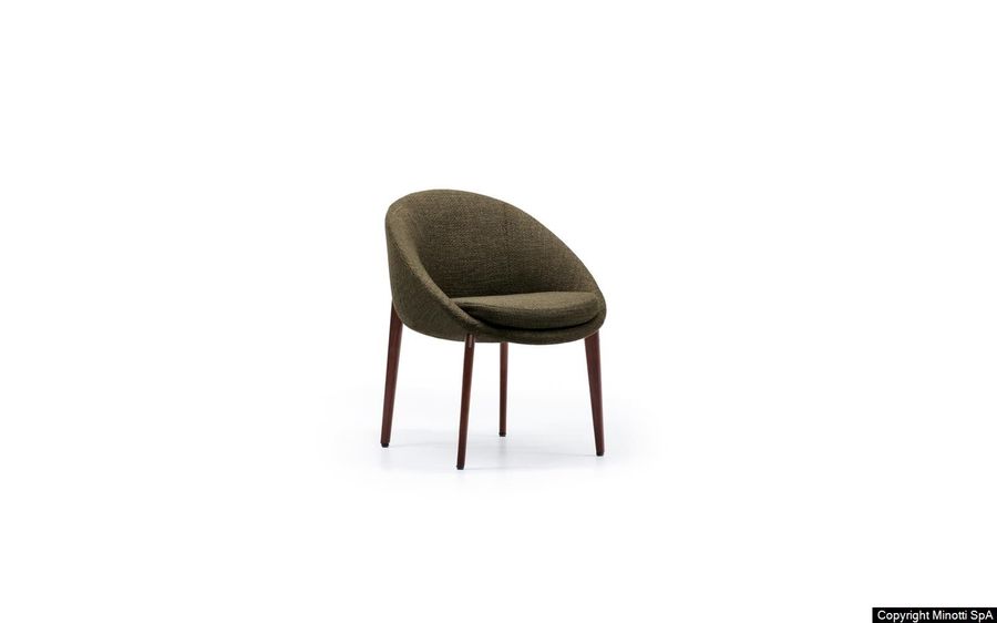 Стул с подлокотниками Minotti Lido "Dining"