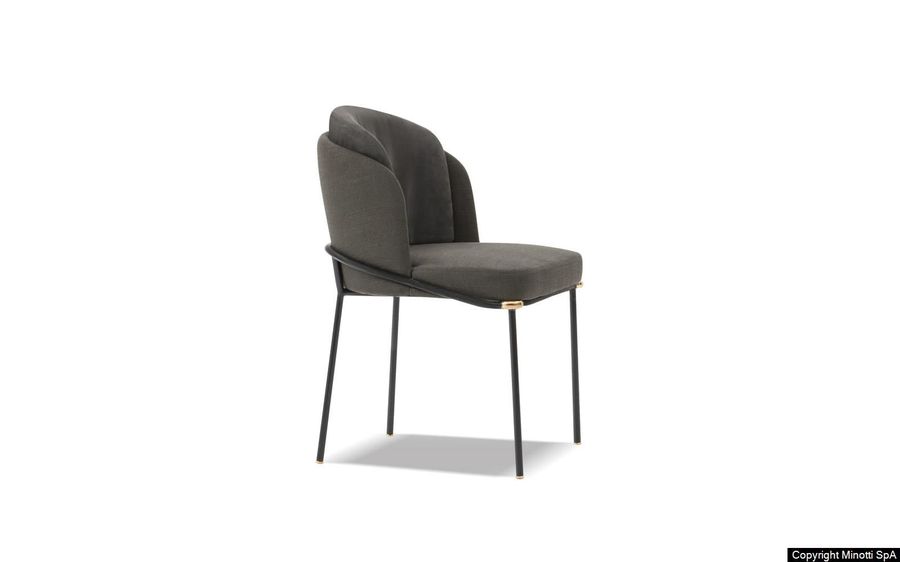 Мягкий стул Minotti Fil Noir "Dining"