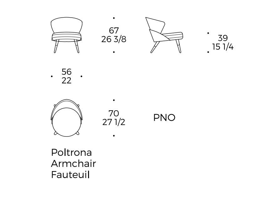 Элегантное кресло LIU JO Linear Shore Armchair