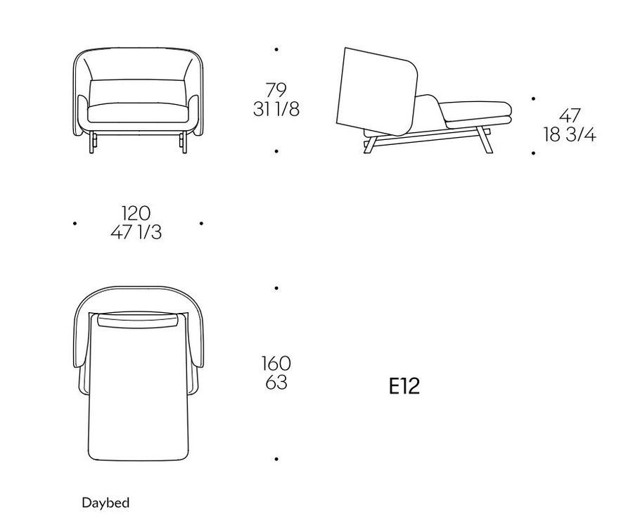 Уютная кушетка LIU JO Coquille Daybed