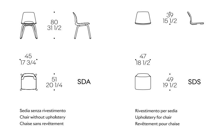 Современный стул LIU JO Marsina Chair