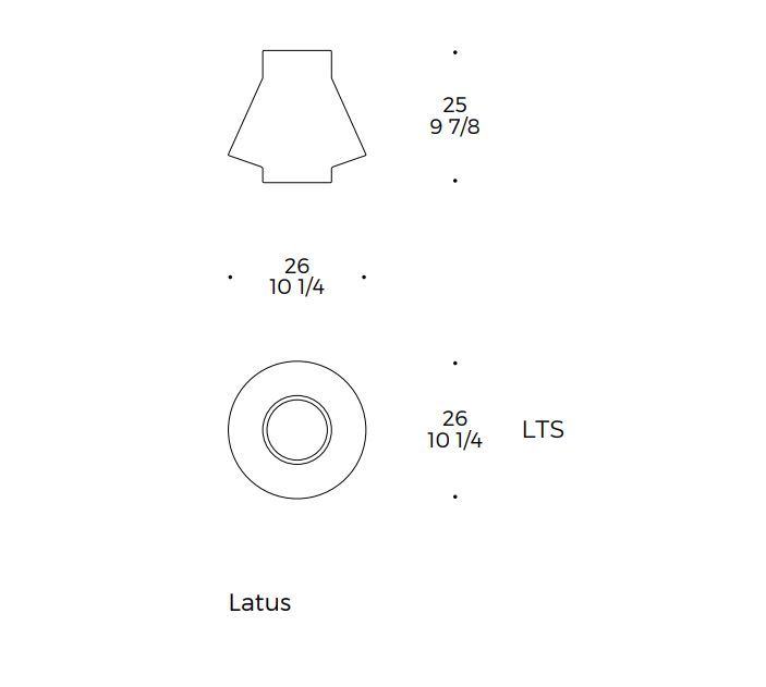 Современная ваза LIU JO Faventia Latus Vase