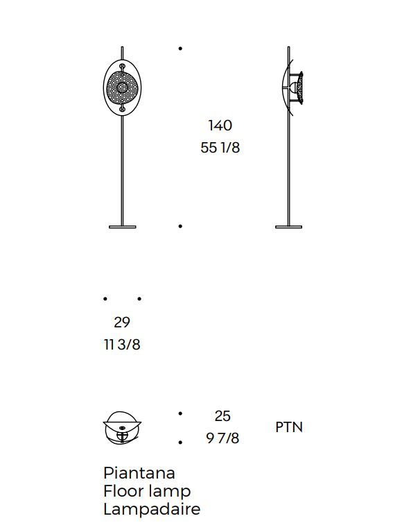 Напольный светильник LIU JO Corolle Floor Lamp