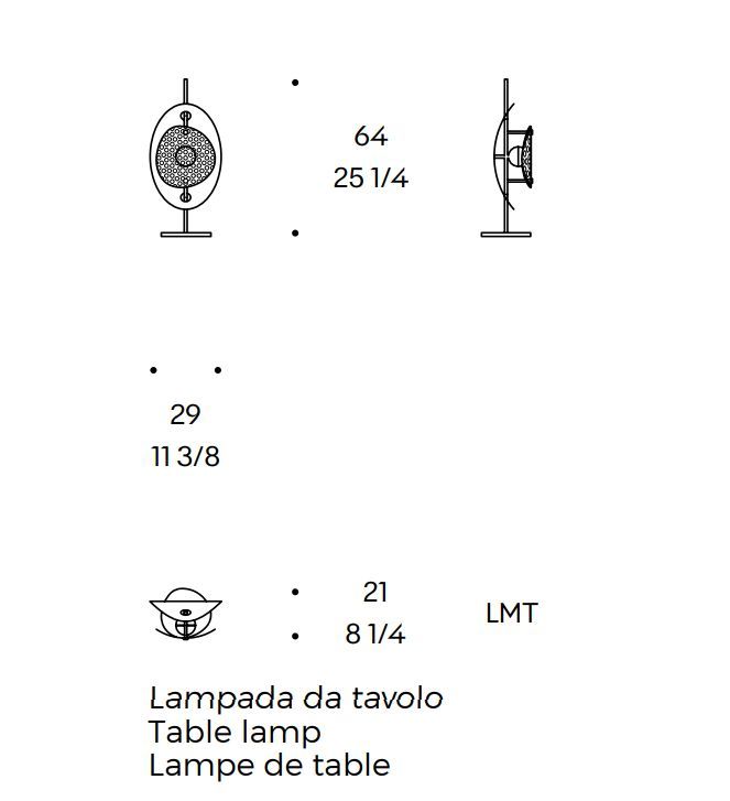 Современная лампа LIU JO Corolle Table Lamp