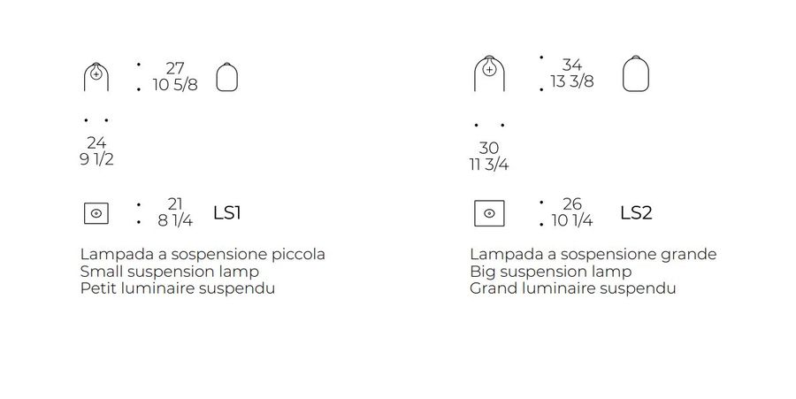 Подвесной светильник LIU JO Caillou Suspension Lamp
