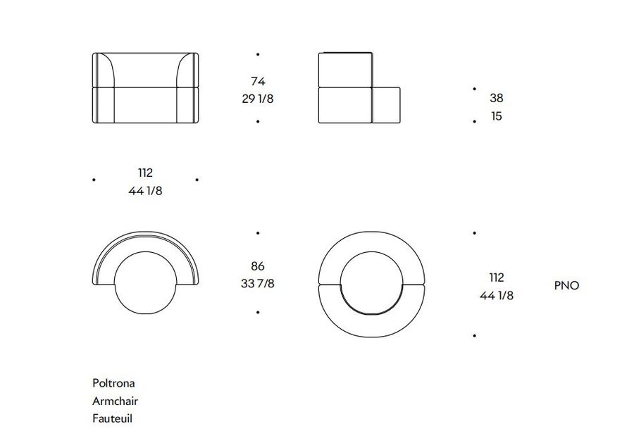 Садовое кресло LIU JO Soft Island Outdoor Armchair