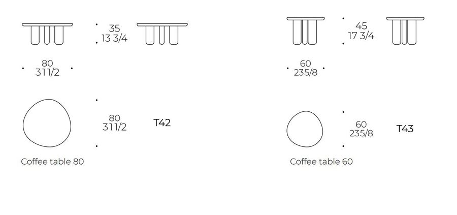 Деревянный столик LIU JO Caillou Wood Coffee Table
