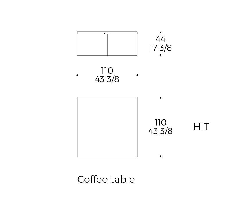 Стильный столик LIU JO Hidden Island Coffee Table