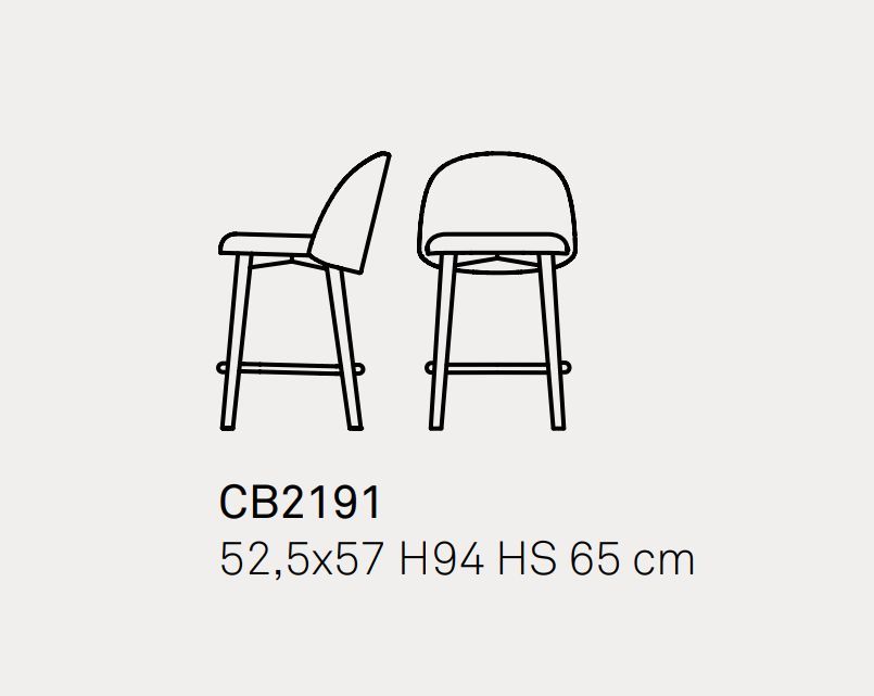 Барный стул Connubia Tuka Mid CB2191