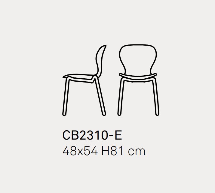Удобный стул Connubia Ops! CB2310-E